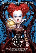 Plakat filmu Alicja po drugiej stronie lustra